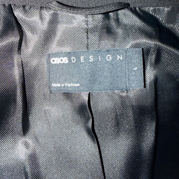 ASOS Black Sleeveless Blazer - Picture 12 of 14